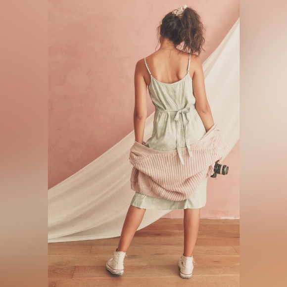 Breath Of Youth - Will Wait Forever Slip Midi Dress - Daisy Print - XL - Picture 2 of 8